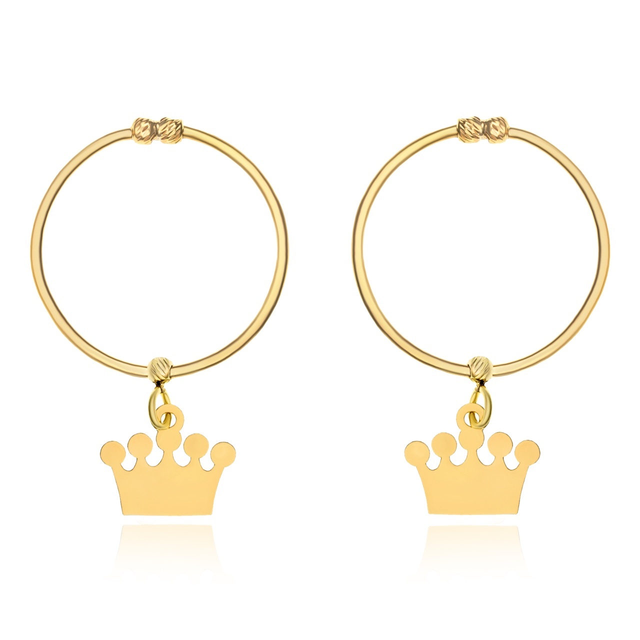Cercei Royal Crown din AUR 14K