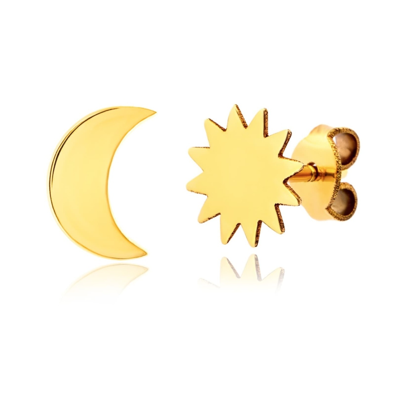 Cercei Soarele si Luna din AUR 14K
