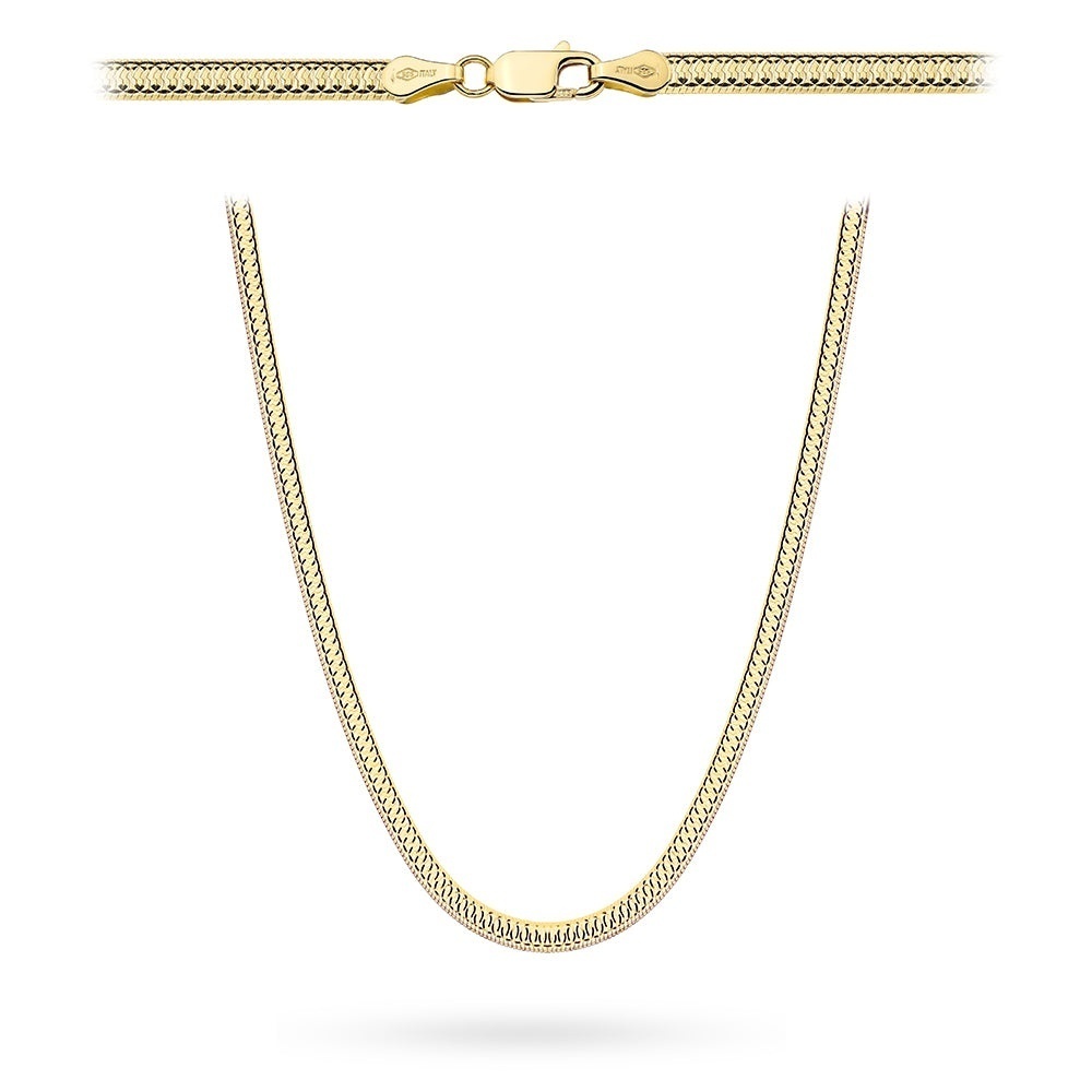 Colier Aur 14K Diamantat Unilateral 2.5mm