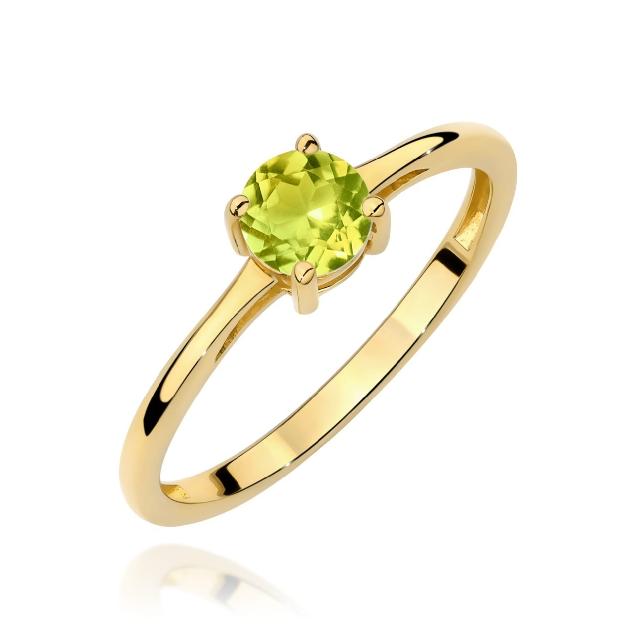 Inel Aur 14K cu Peridot 0.60 ct