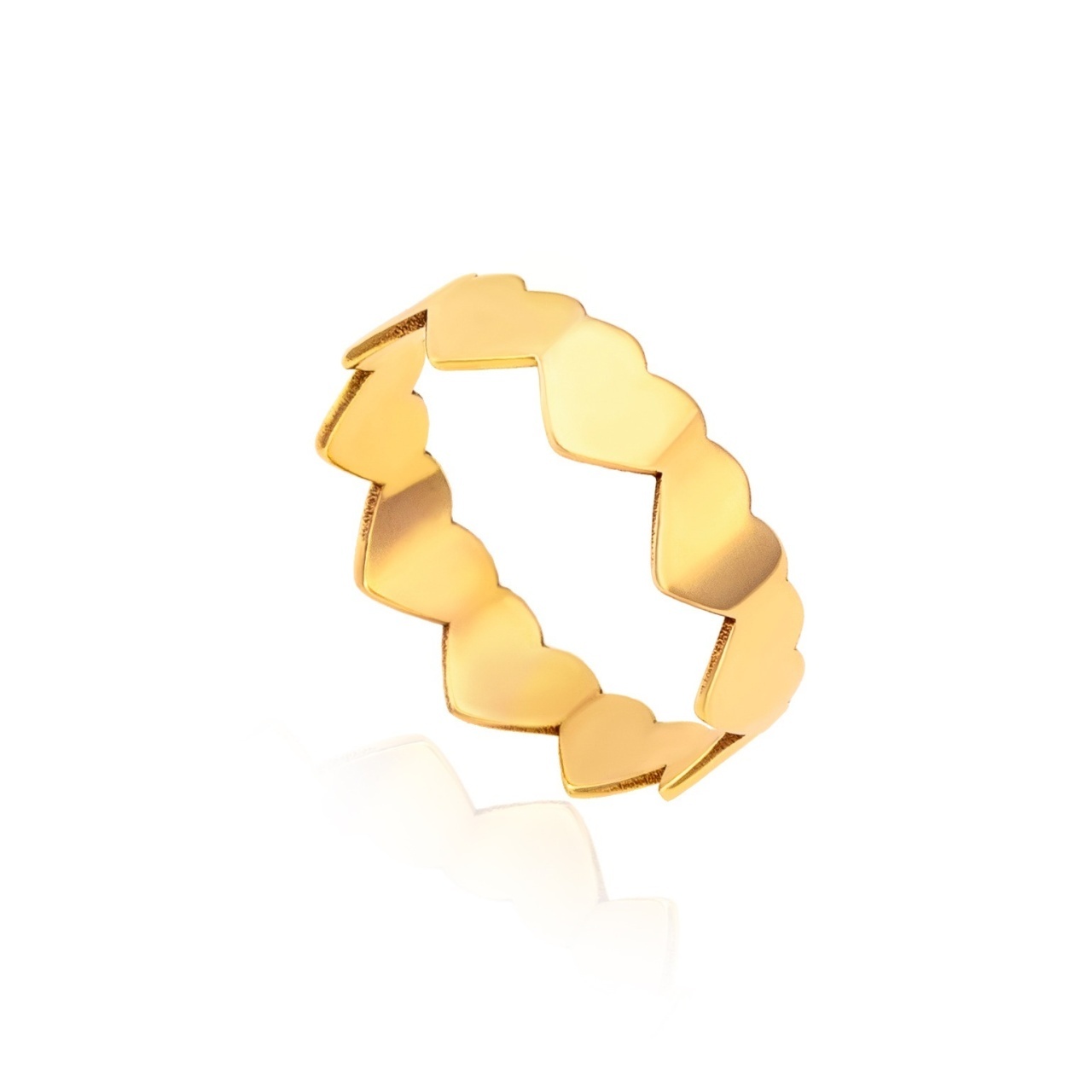 Inel Full Heart din Aur 14K