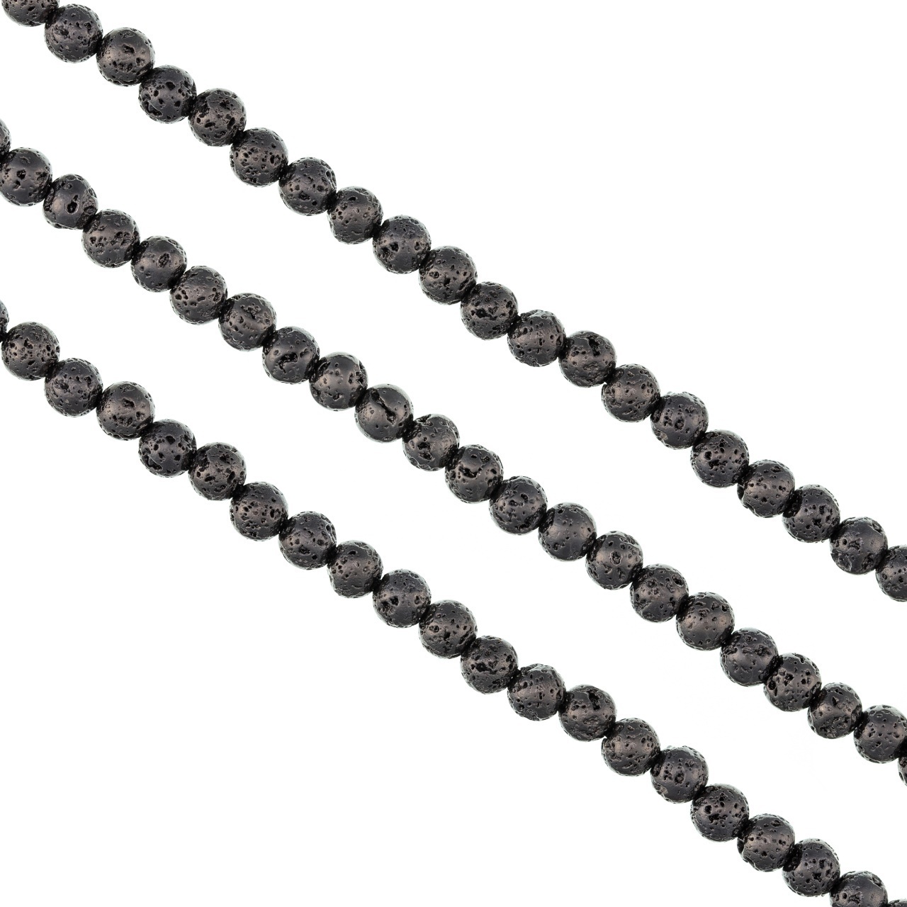 Lava vulcanică 4 mm electroplacata gri