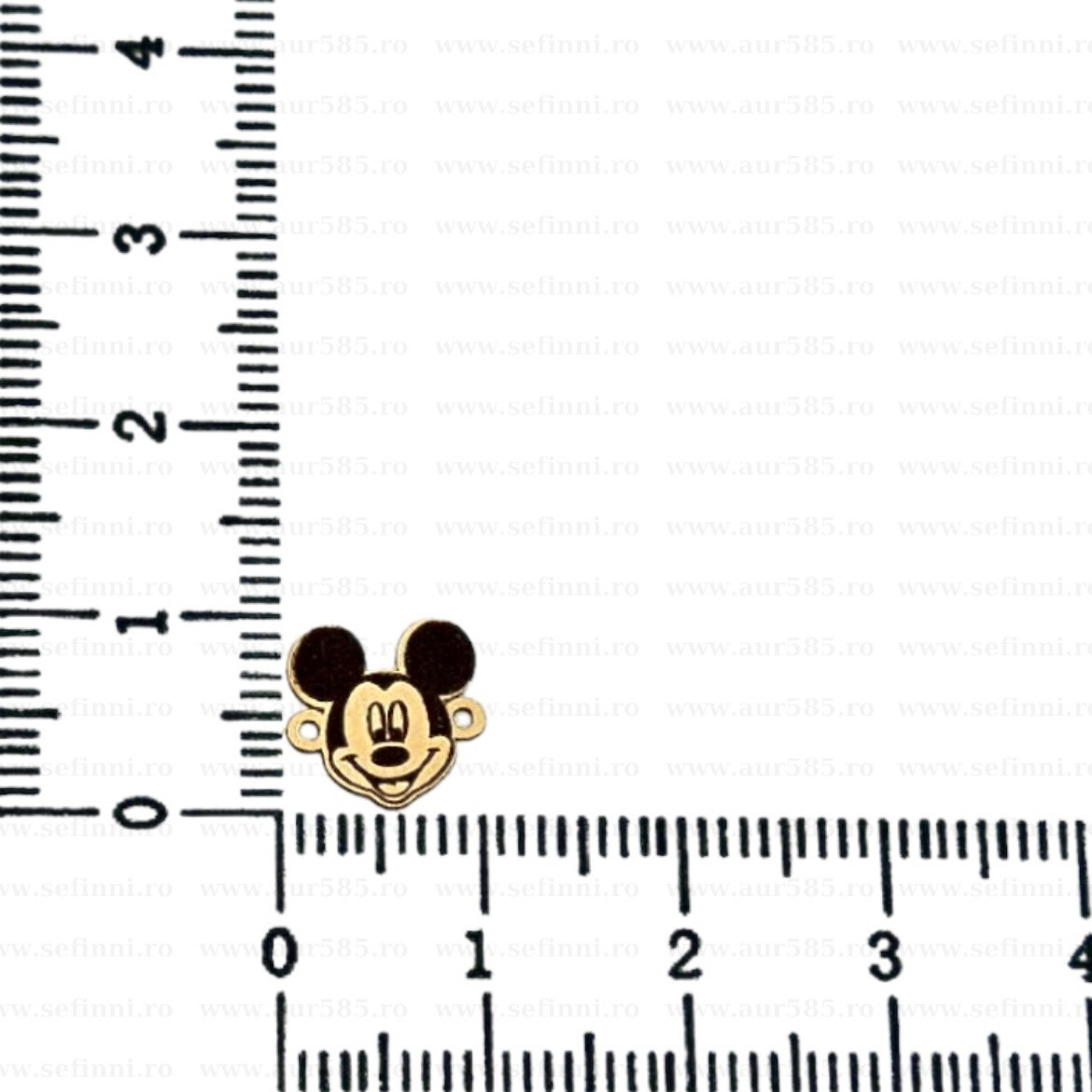 desene in creion cu personaje din desene animate Link din aur 14k - pentru bratara - personaj desene animate Mickey