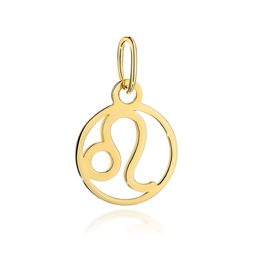 Pandantiv Aur 14K Zodia Leu - Eleganță Astrală