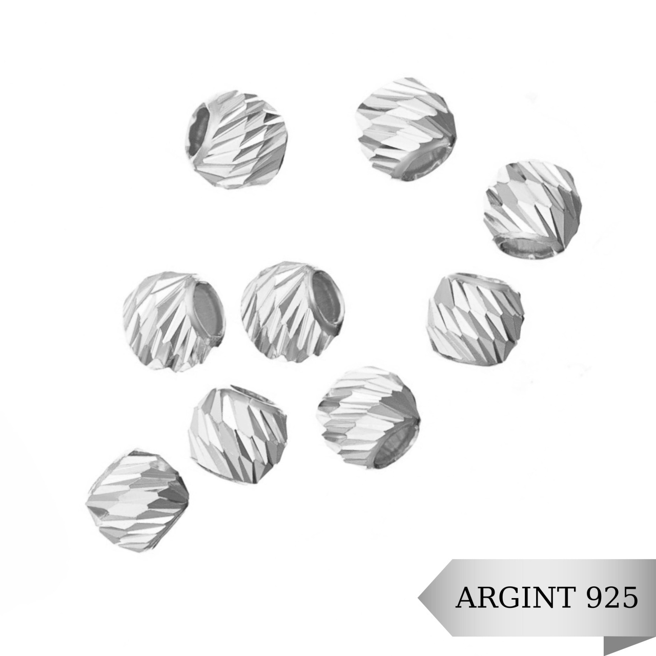 Bila Argint 925 Slash - Diamond CUT 3mm