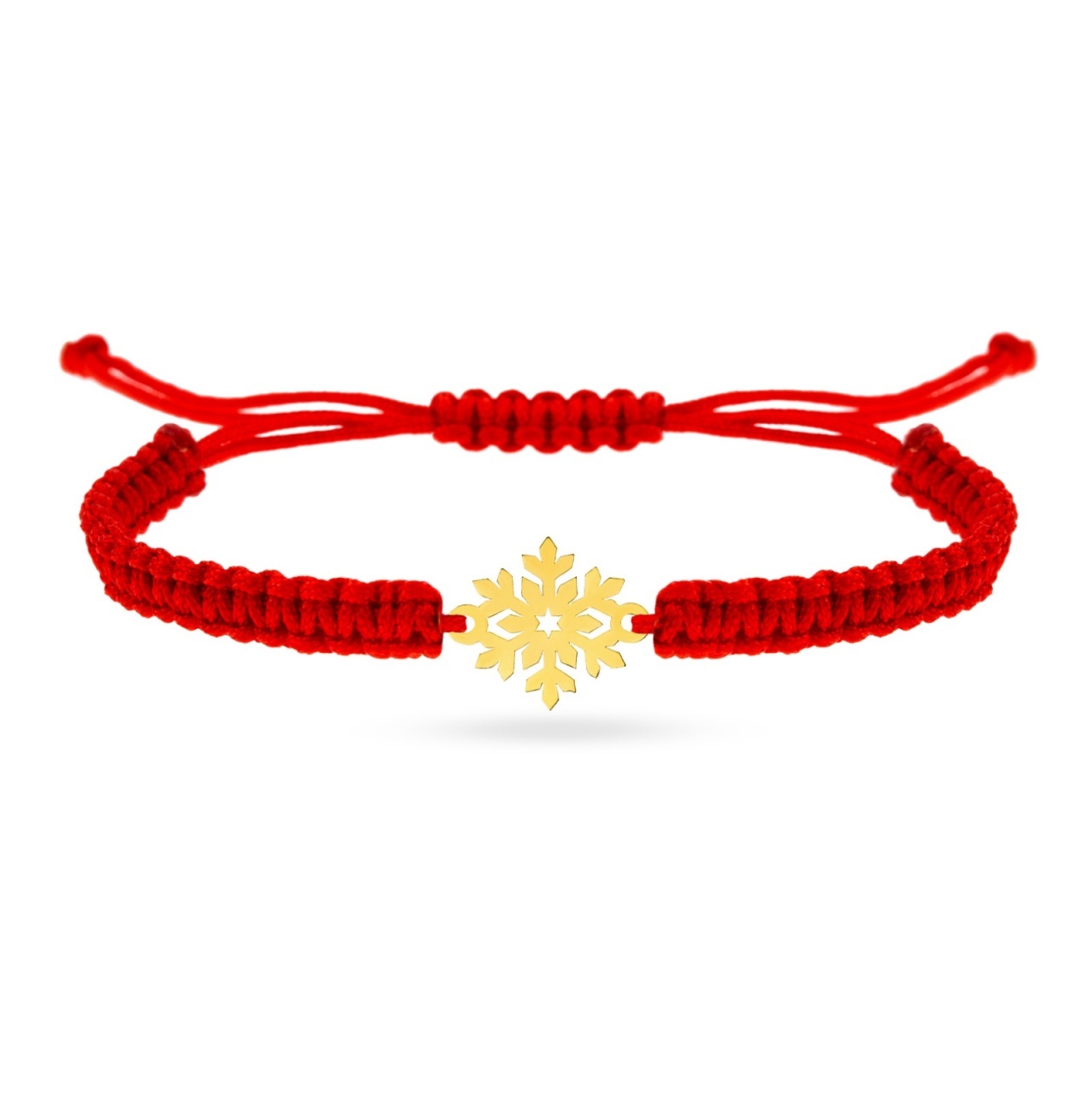 Brățară Let it Snow cu fulg de nea din AUR 14K