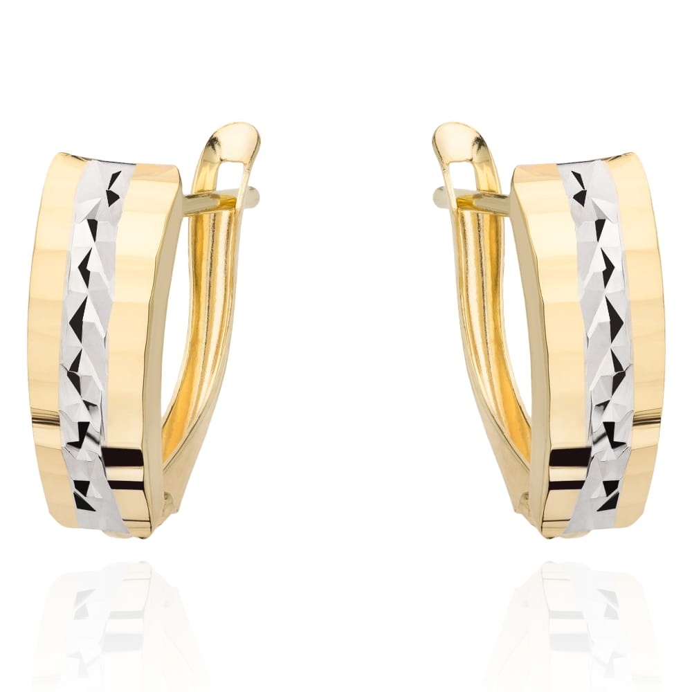 Cercei Aur 14k cu Model Ajurat