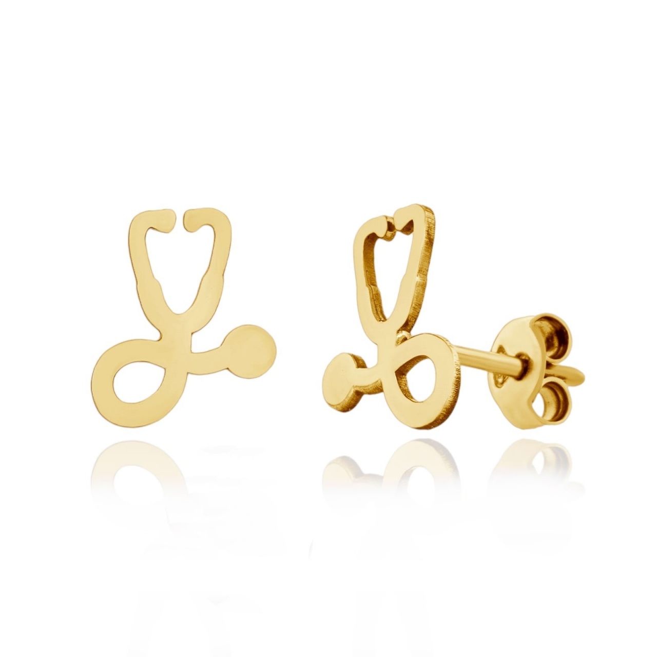 Cercei Stetoscop din AUR 14K