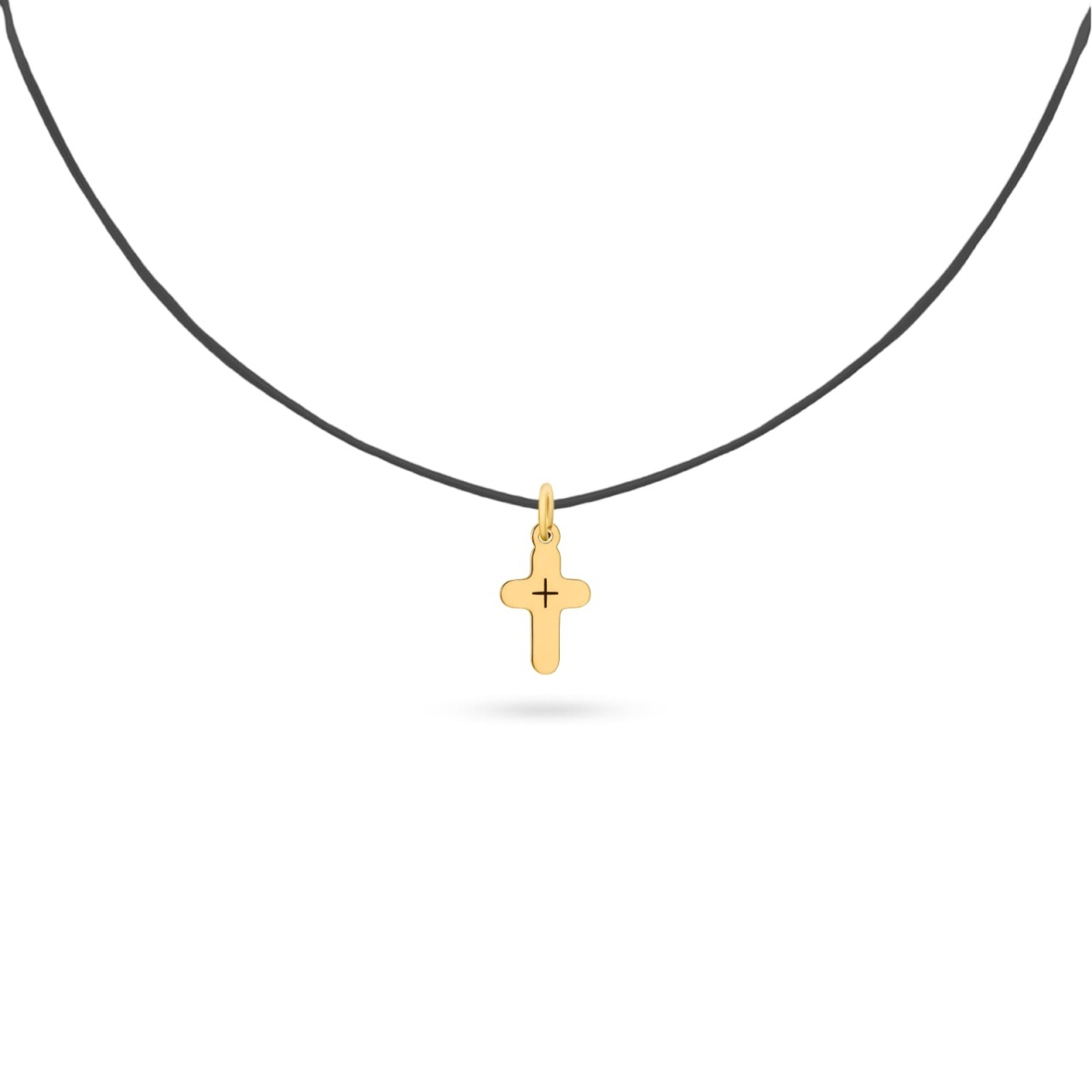 Choker Shine Cross din AUR 14K