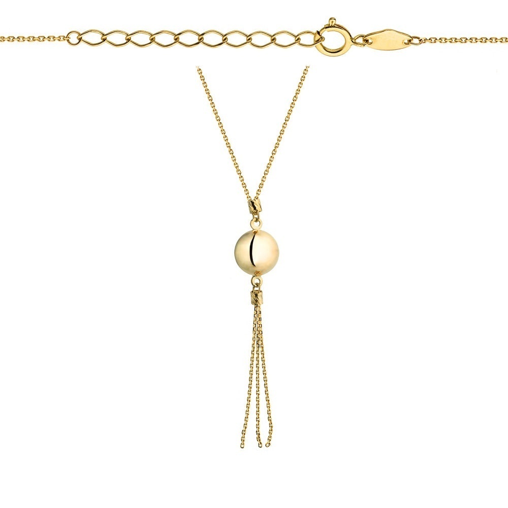 Colier cu Biluta si Franjuri- Aur 14k