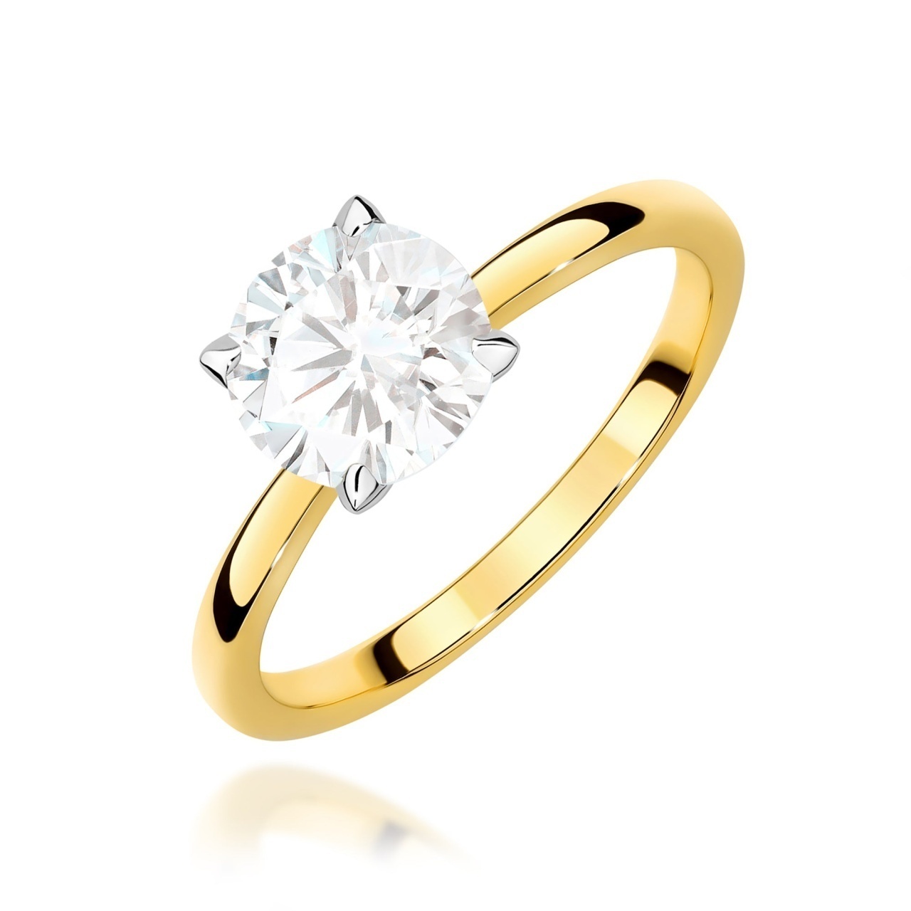 Inel Aur 14K cu Diamant de Laborator 1.00 ct