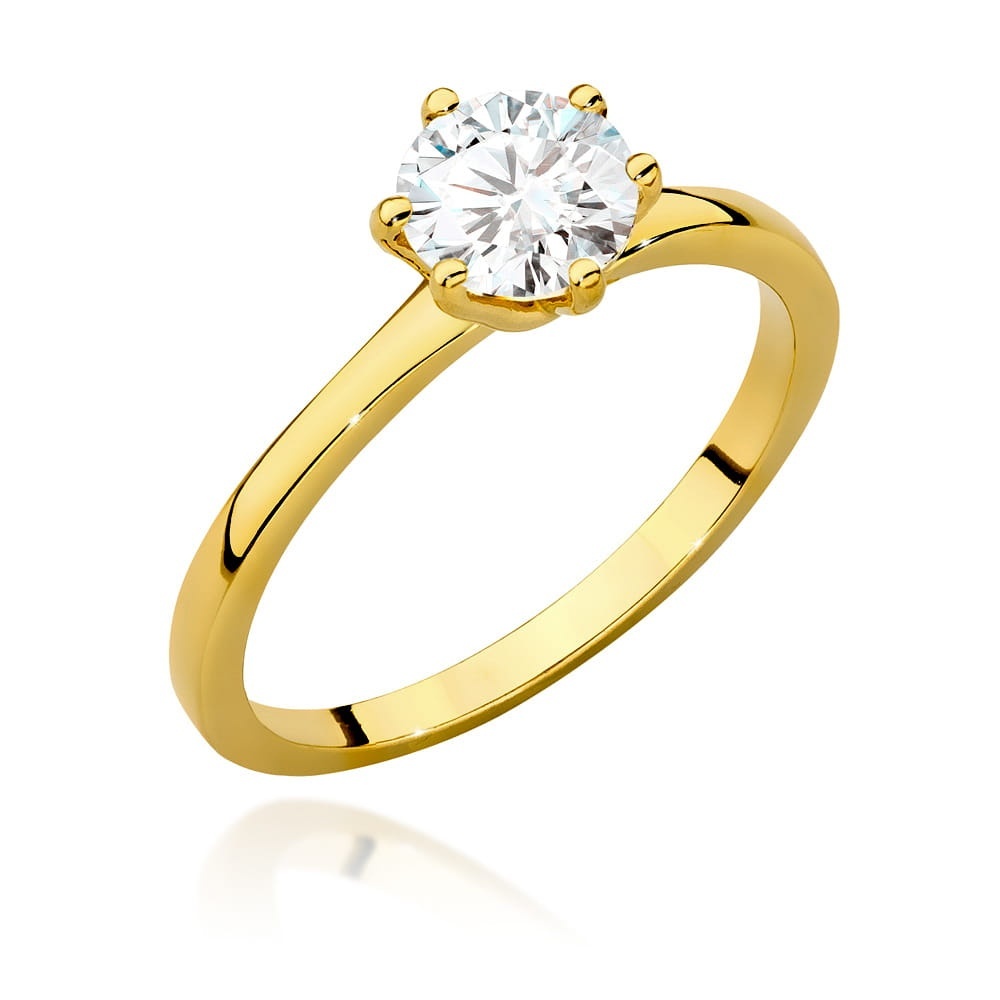 Inel Aur 14K cu Diamant Natural 1.00 ct