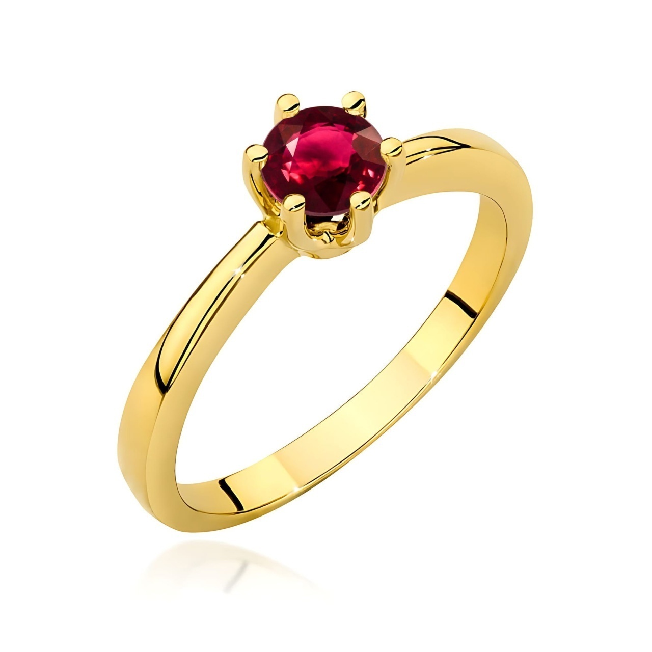 Inel Aur 14K cu Rubin 0.60 ct