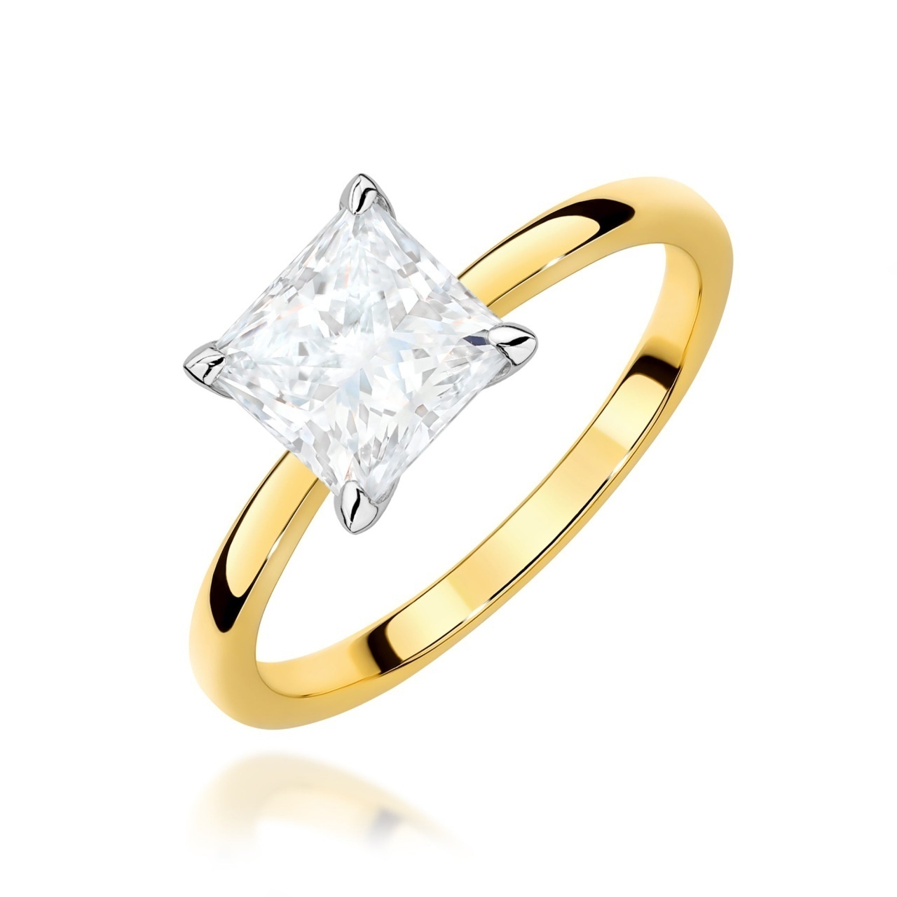 Inel Aur 9K cu Diamant de Laborator 1.00 ct