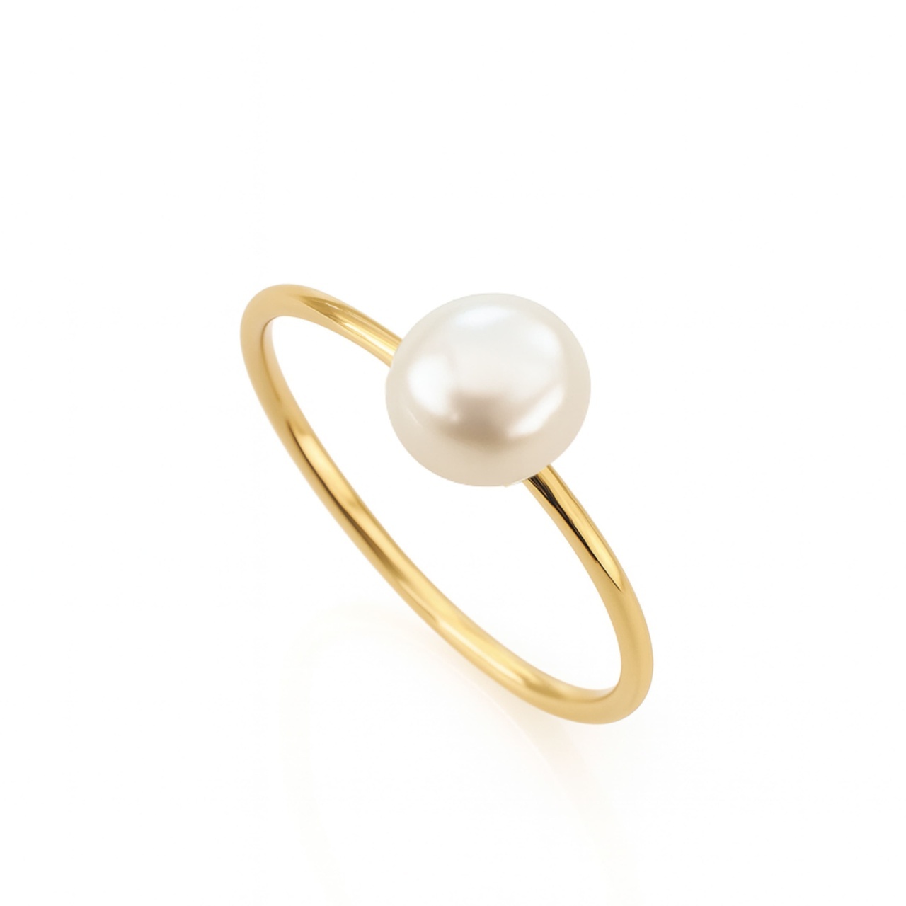 Inel Forever Pearl din AUR 14K cu Perla de Cultura