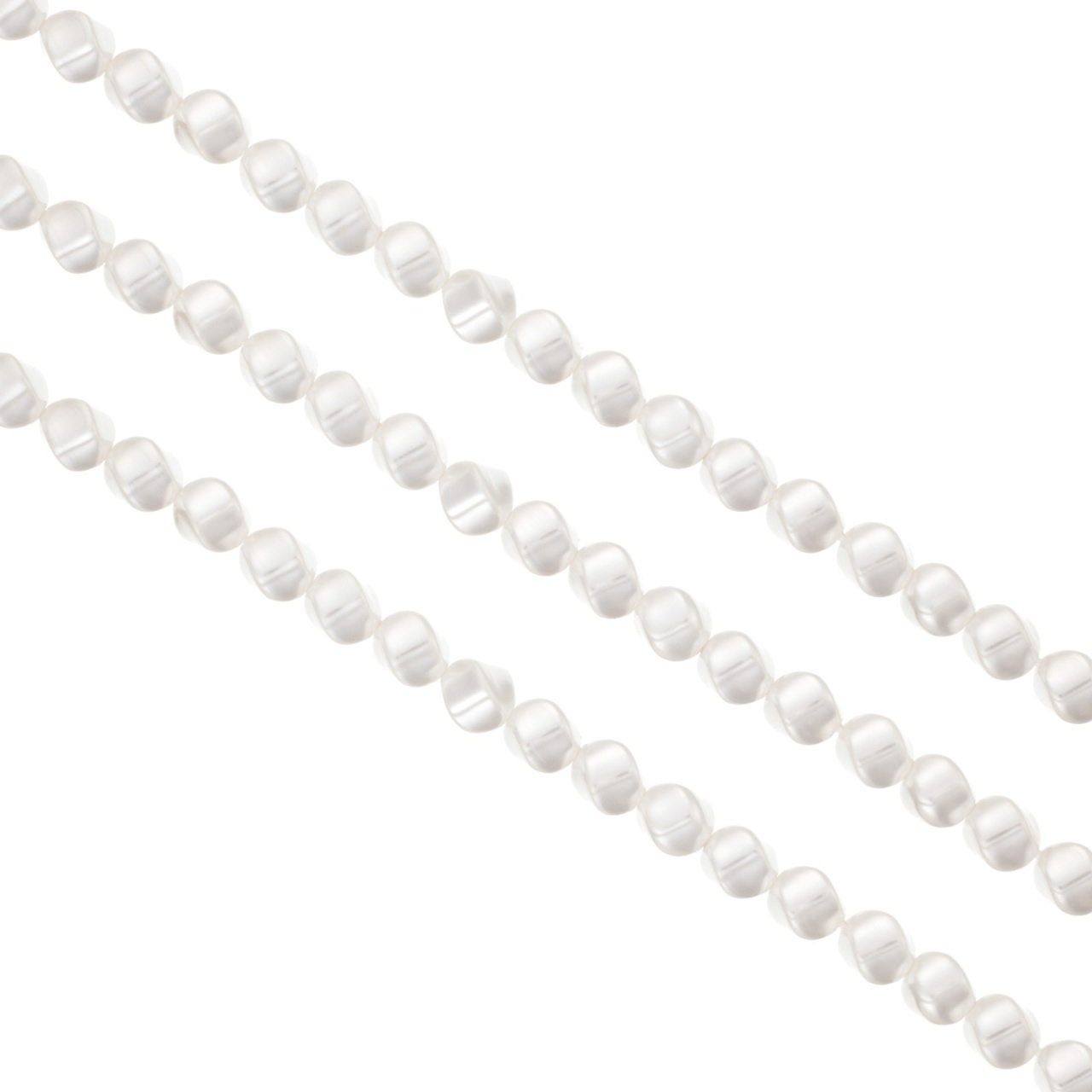 Sirag Perle Mallorca twist 5mm - alb perlat