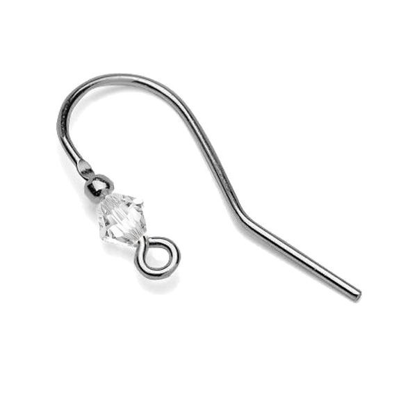 Baza Crystal pentru Cercei din Argint 925 - set 2 bucati