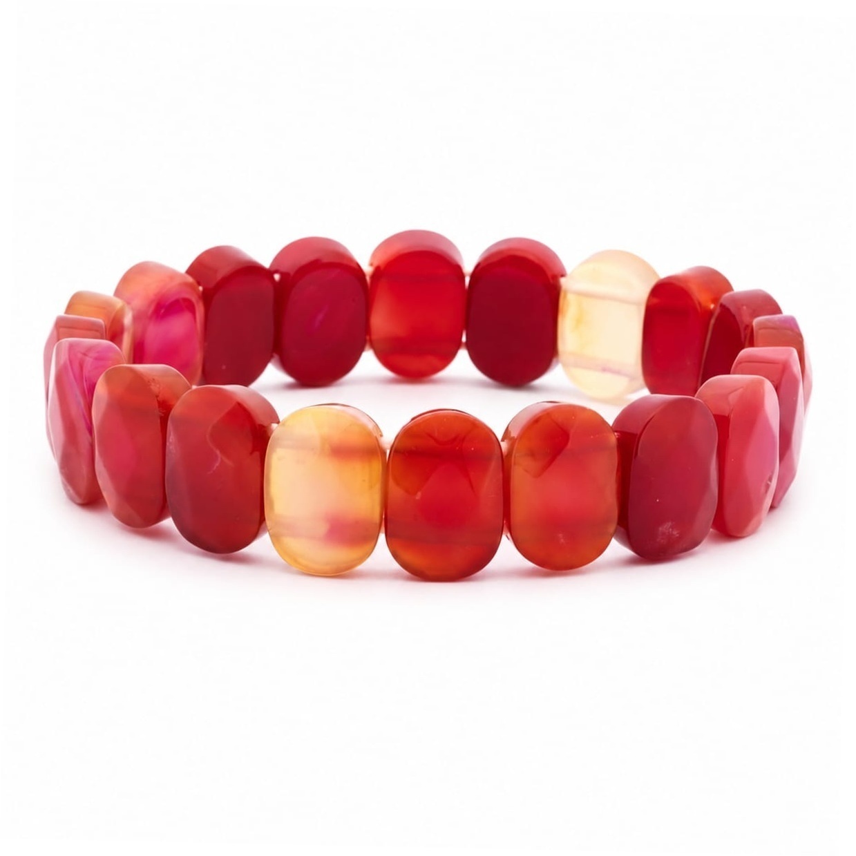 Brățară Elastică cu Agate Cherry