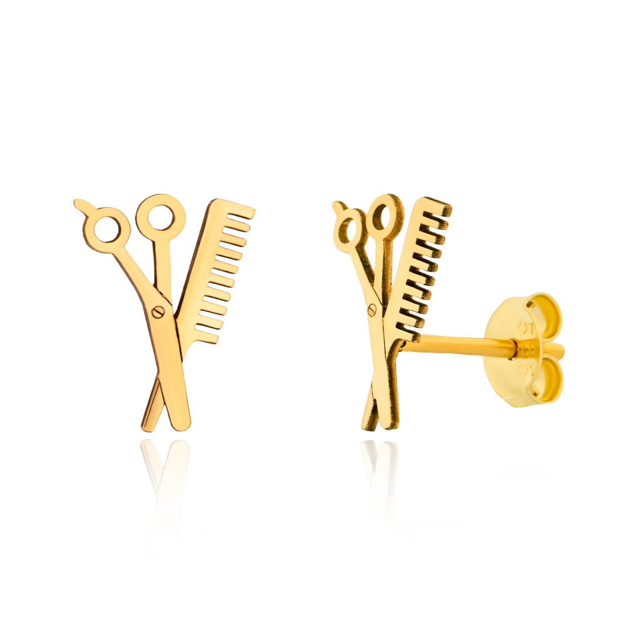 Cercei Hairstylist din AUR 14k
