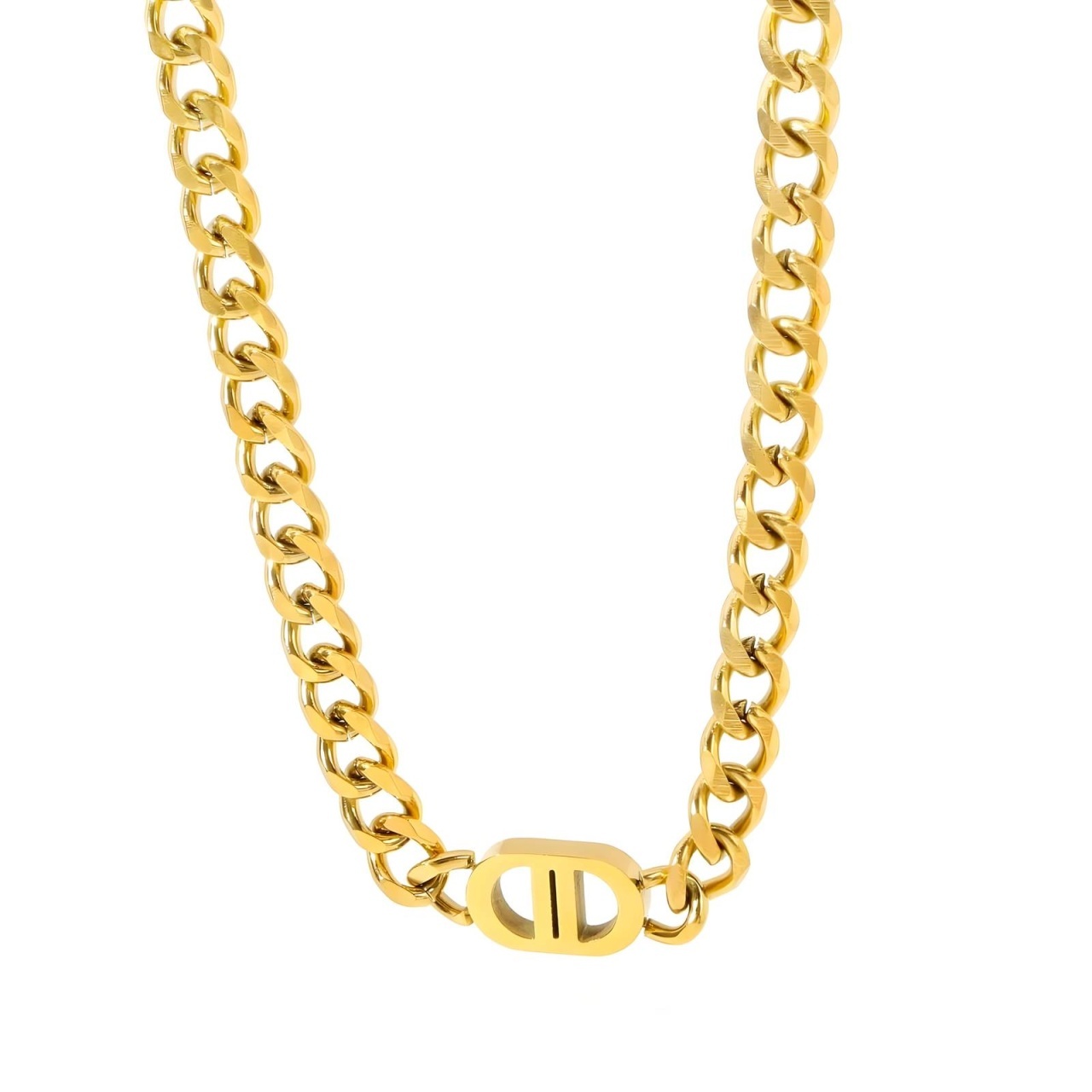 Colier Paris din Inox placat cu AUR 18K