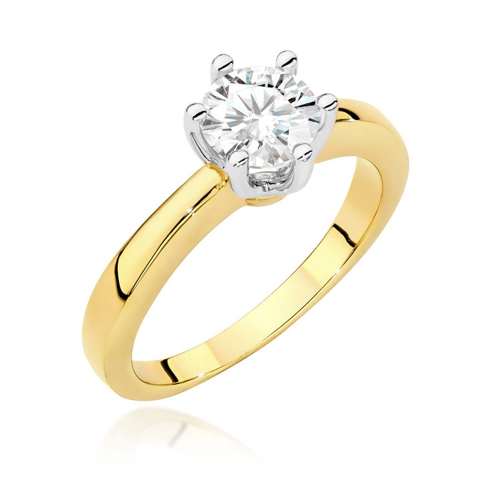 Inel Aur 14K cu Diamant Natural 0.70 ct