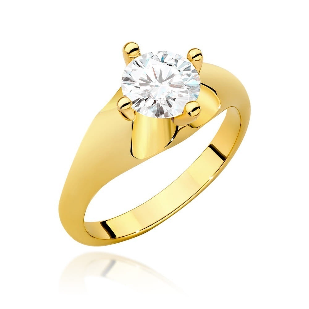 Inel Aur 14K cu Diamant Natural 1.00 ct