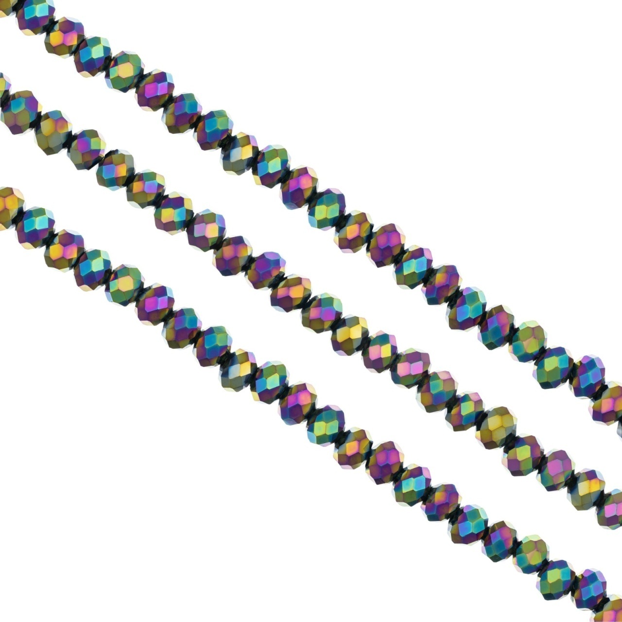 Sirag cristale rondele fatetate 6mm