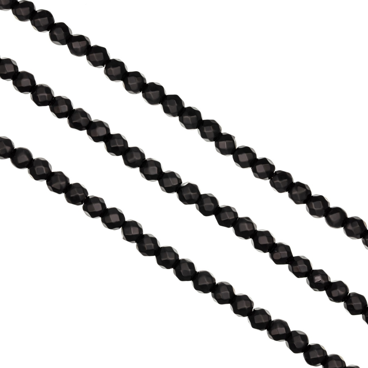 Sirag Onix negru fatetat 4mm