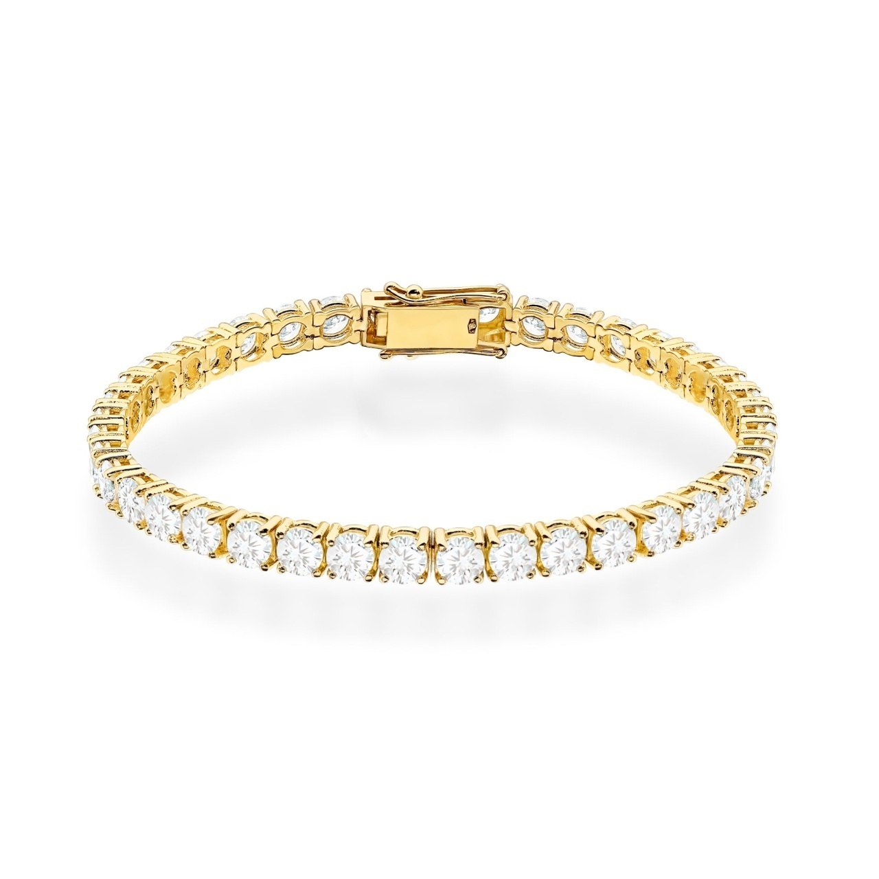 Bratara Aur 14K cu Diamante de Laborator 9.75 ct