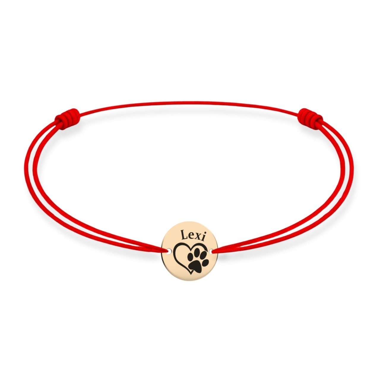 Brățară Paw Love cu bănuț de 10mm din Aur 14K