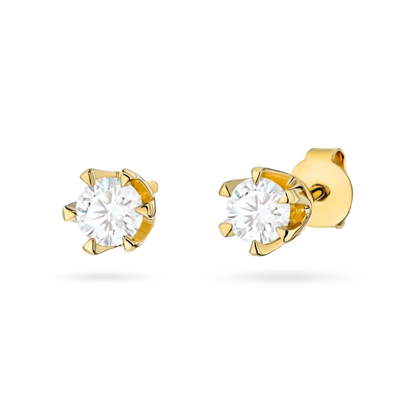 Cercei Aur 14K cu Diamant de Laborator 0.30 ct