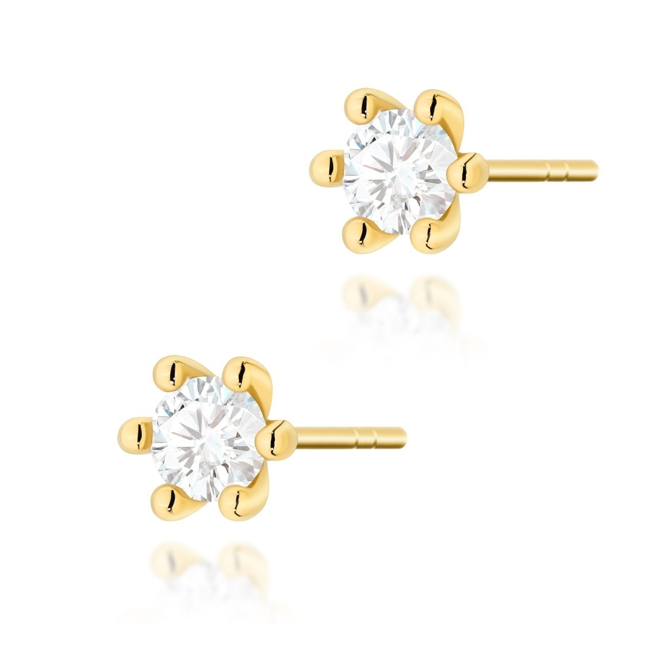 Cercei Aur 14K cu Diamant Natural 0.30 ct