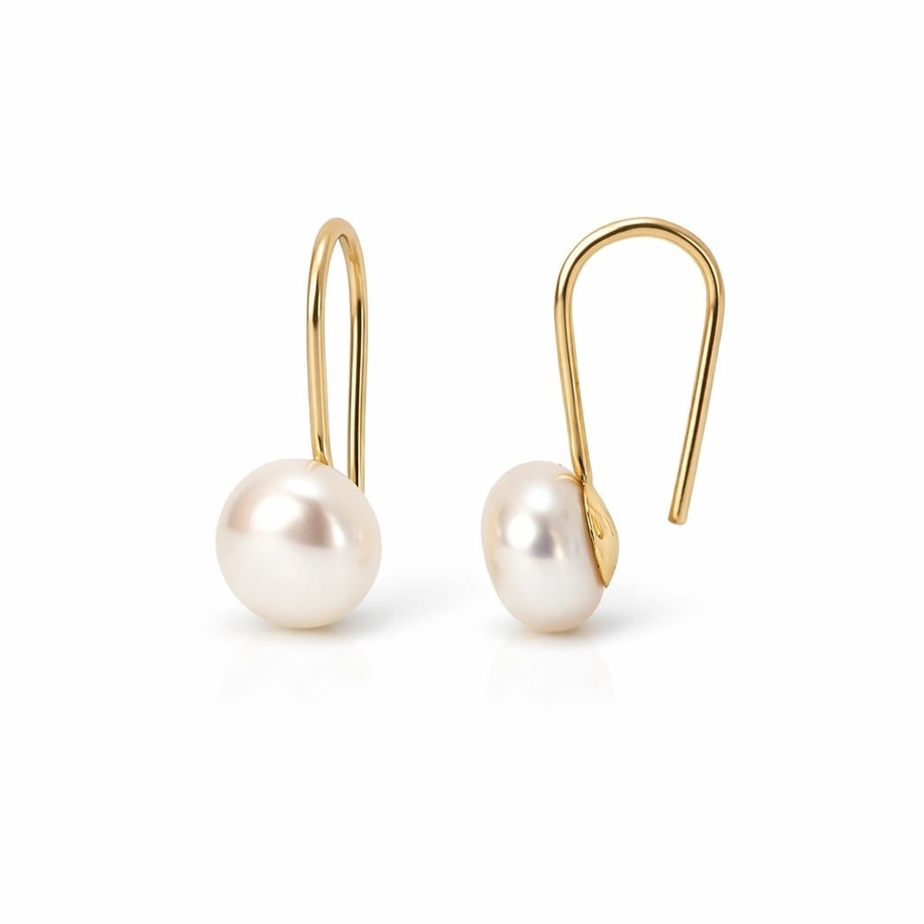 Cercei Clasic Pearls din AUR 14K