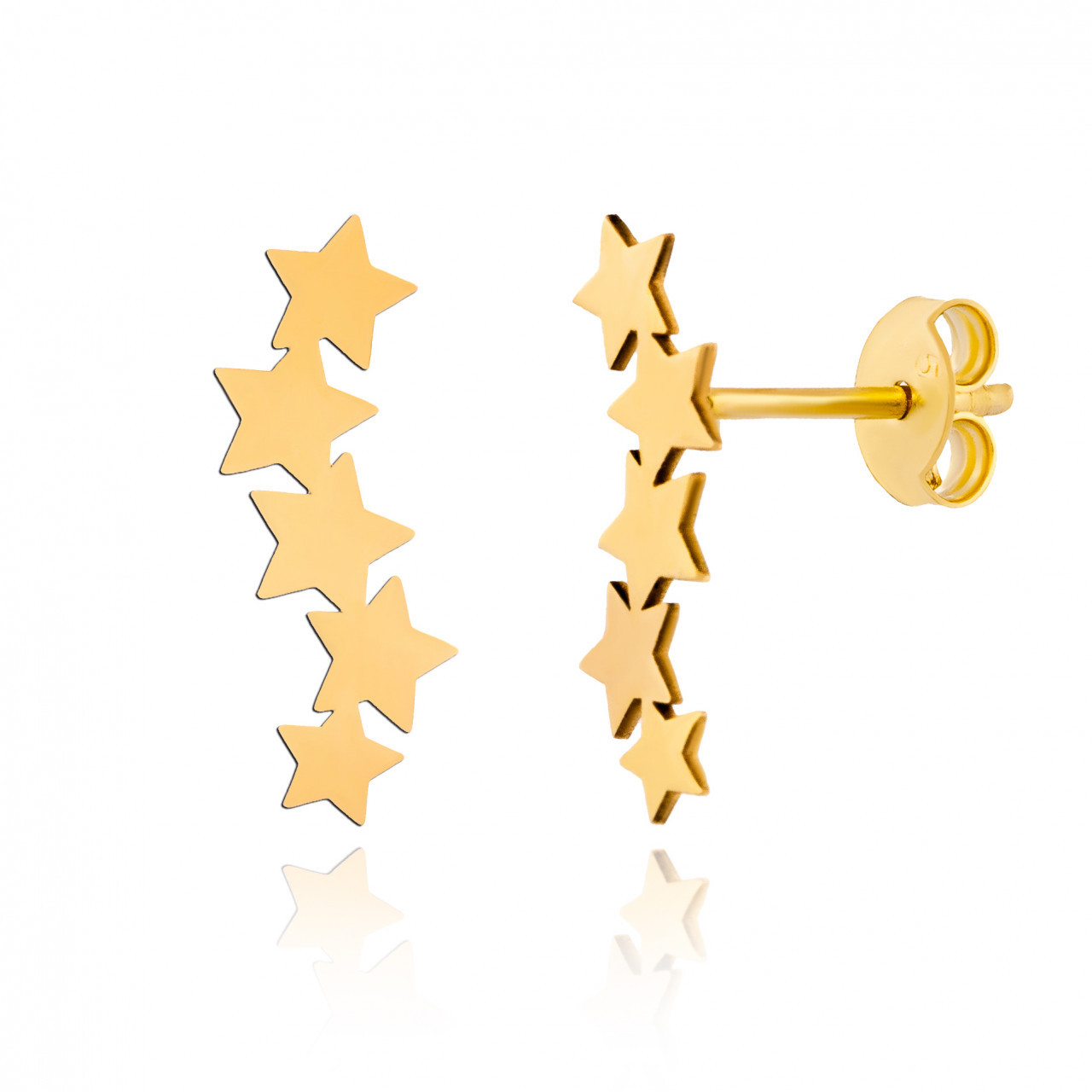 Cercei Falling Stars din AUR 14K