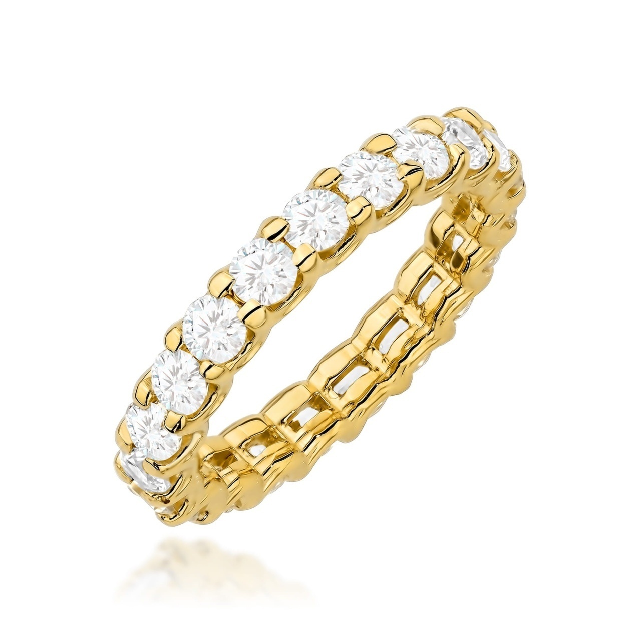 Inel Aur 14K cu Diamant Natural 0.08 ct