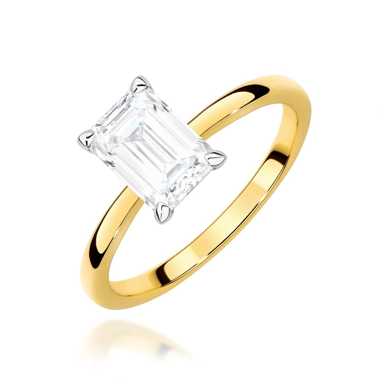 Inel Aur 9K cu Diamant de Laborator 1.00 ct