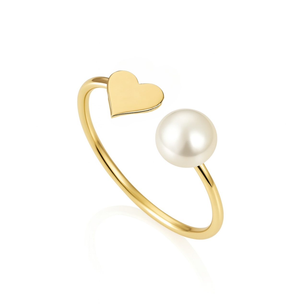 Inel Love Pearl din AUR 14K și Perla de Cultura