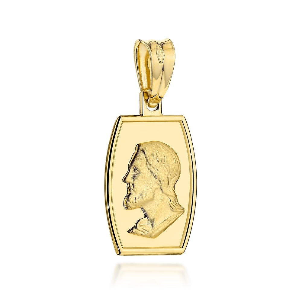 Medalion Aur 14K cu Imaginea lui Iisus - Eleganță Divină