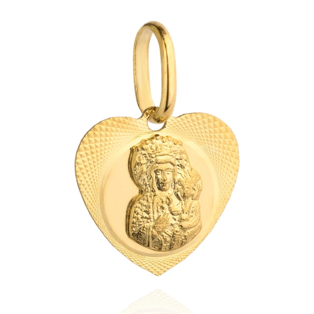 Medalion Maica Domnului Aur 14K