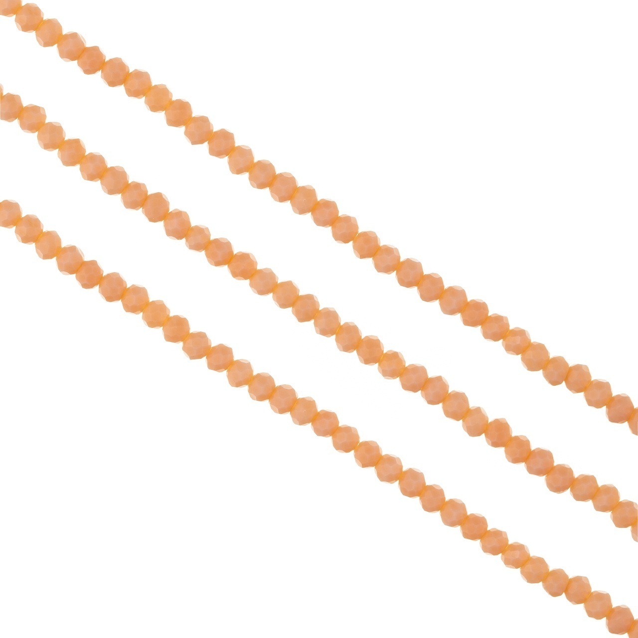 Șirag cristale rondele 3mm - Beige Desert Rose