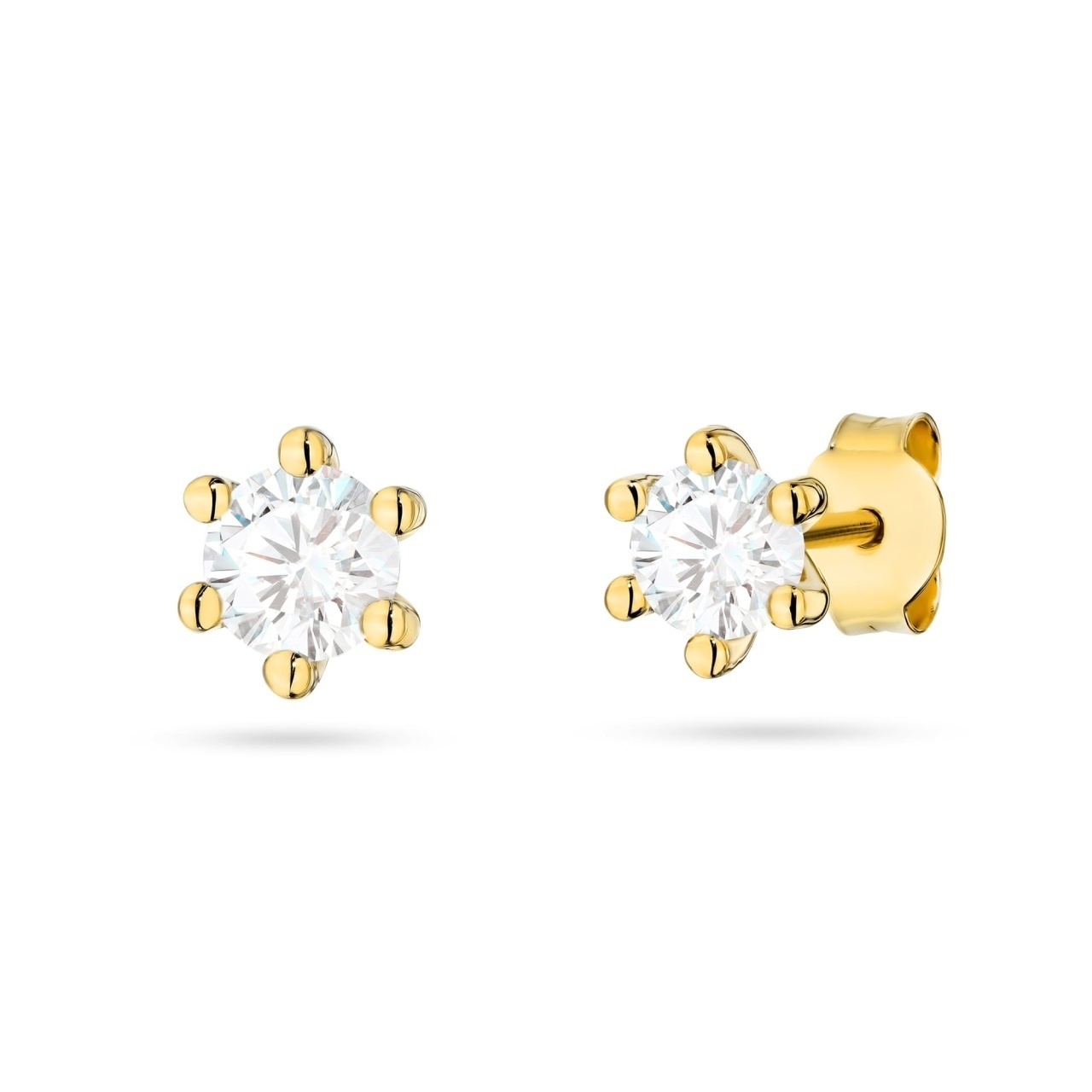 Cercei Aur 14K cu Diamant de Laborator 0.30 ct
