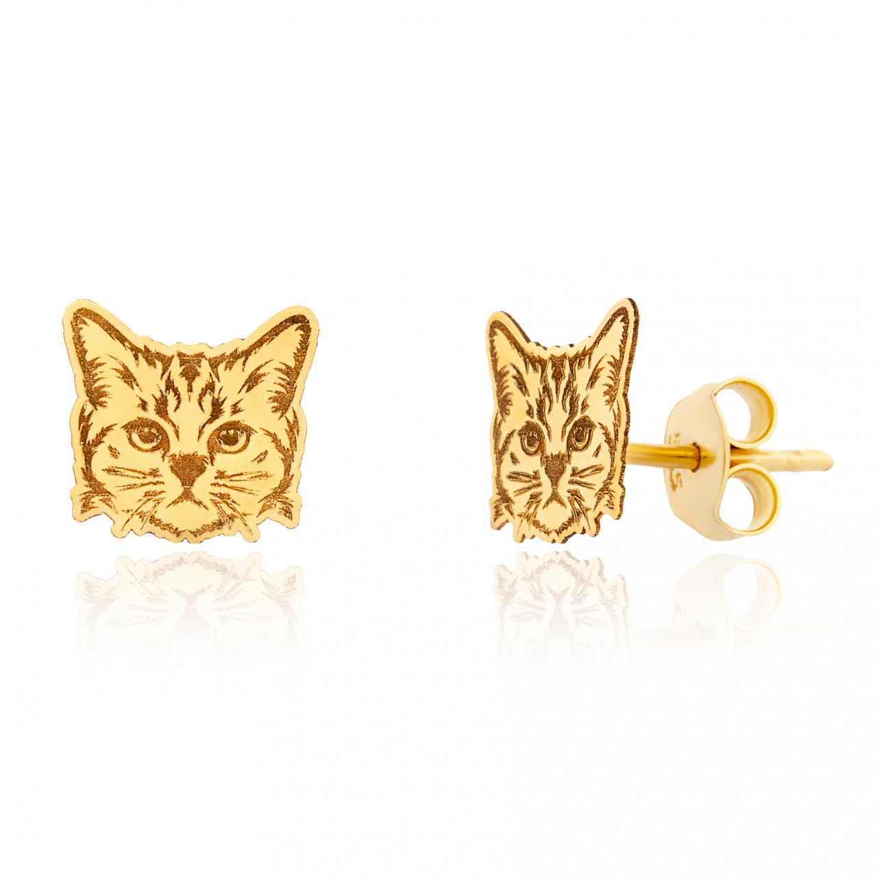 Cercei Cat Lovers din AUR 14K