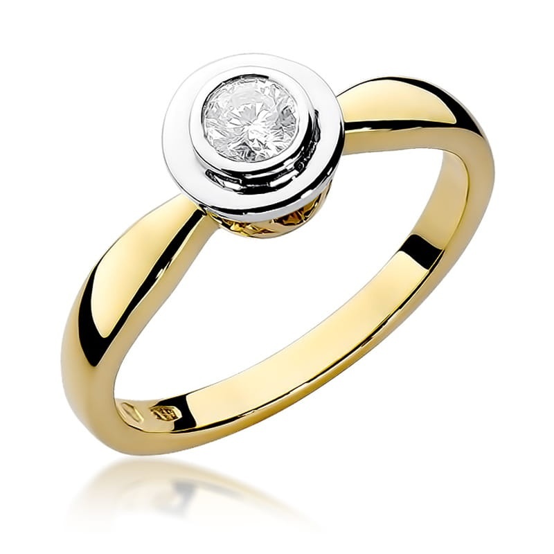 Inel Aur 14K cu Diamant Natural 0.30 ct