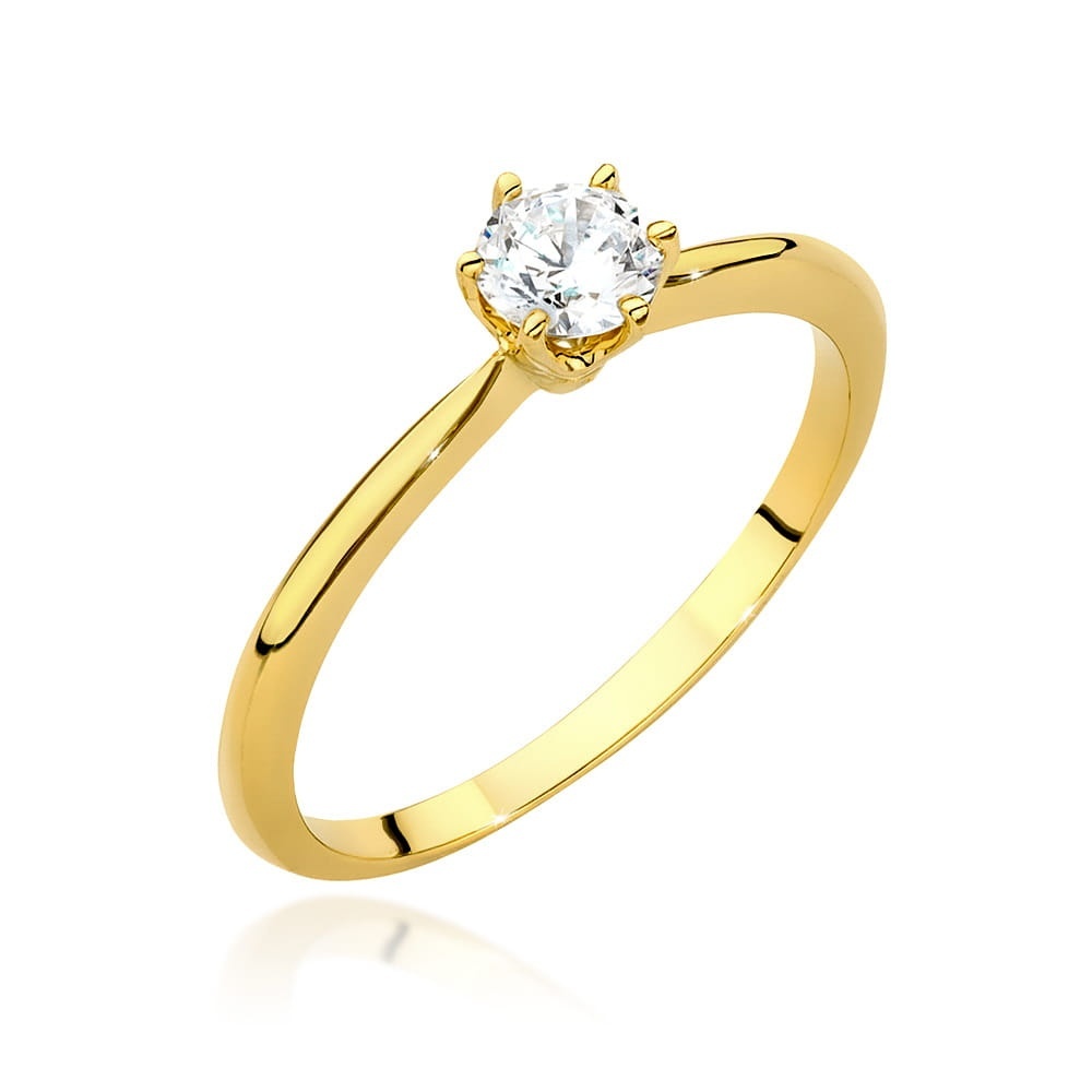 Inel Aur 14K cu Diamante de Laborator 0.50 ct