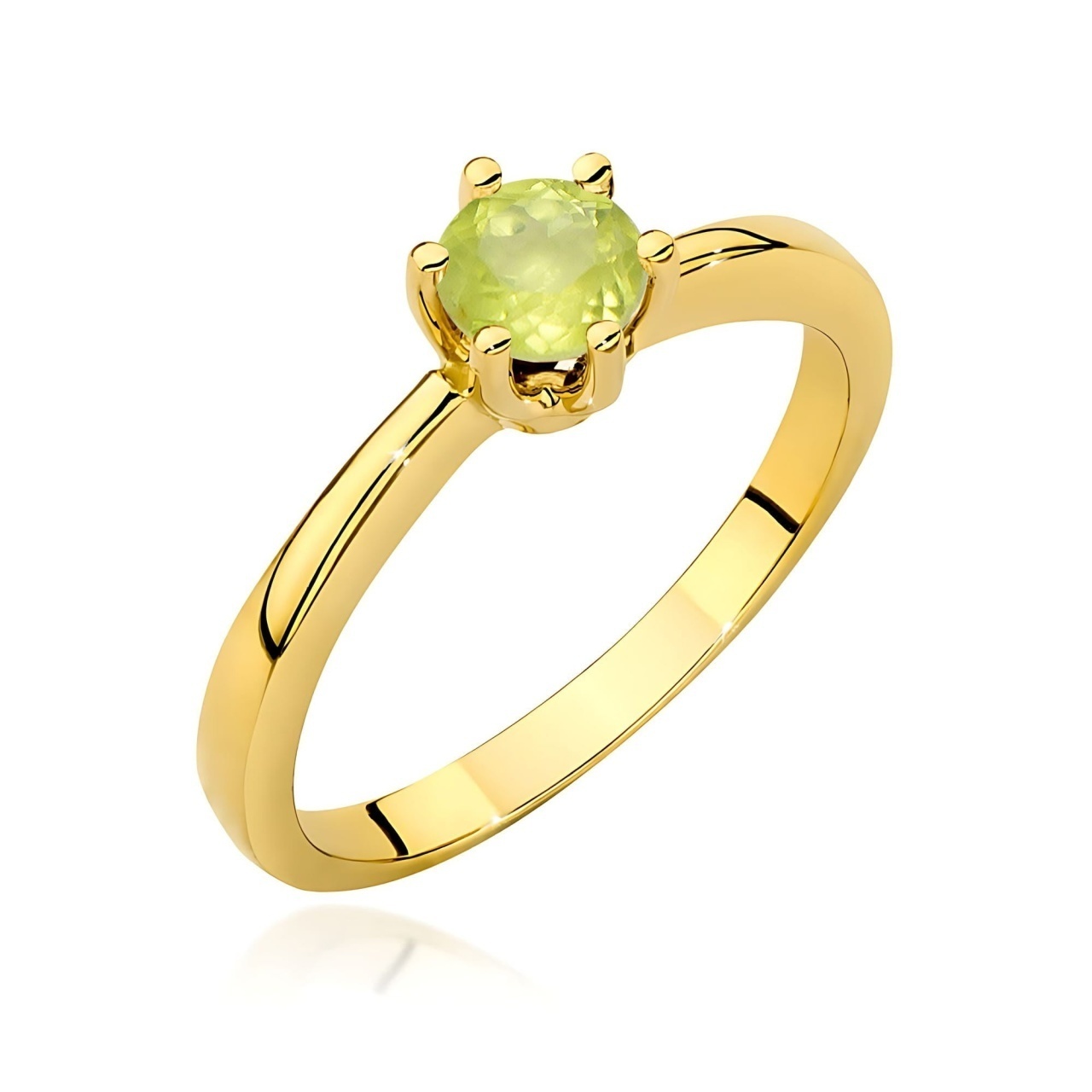 Inel Aur 14K cu Peridot 0.60 ct