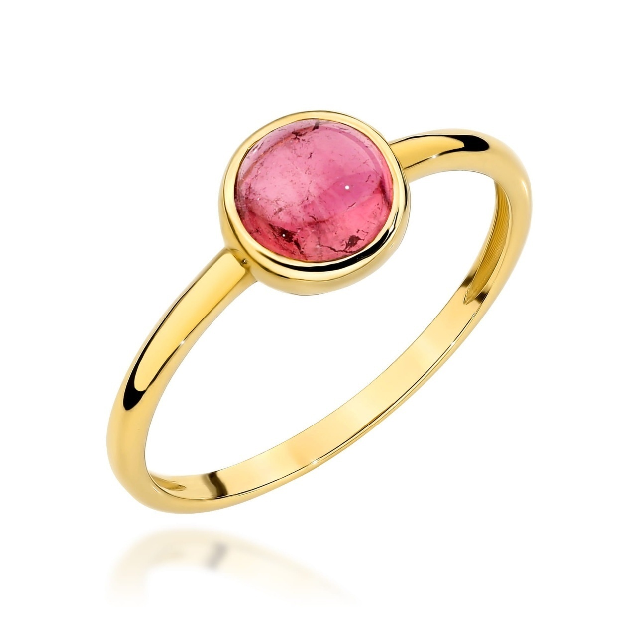 Inel Aur 9K cu Pink Tourmaline 1.00 ct