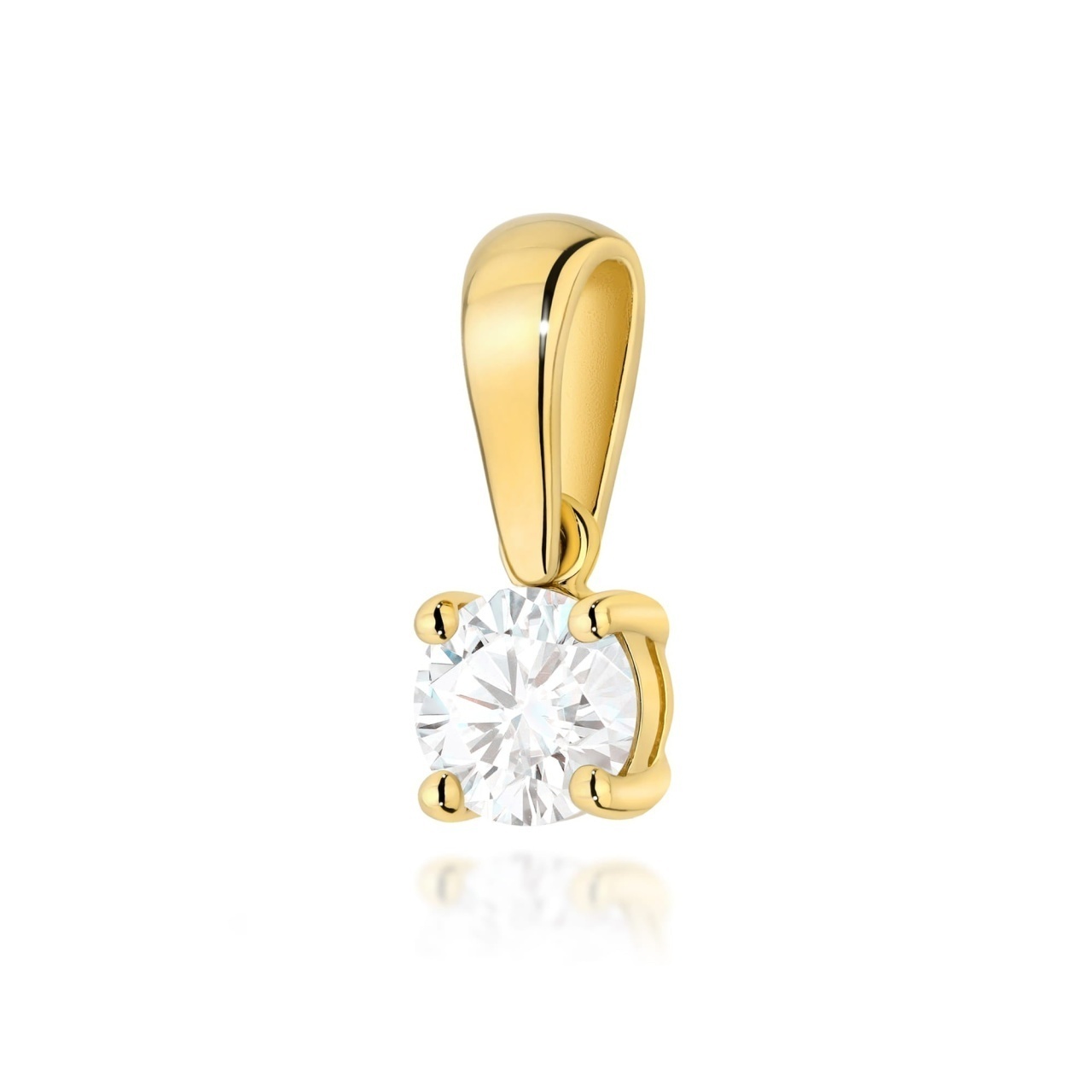 Pandantiv Aur 14K cu Diamant Natural 0.70 ct