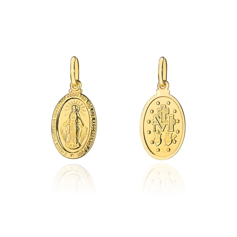 Pandantiv Aur 14k cu Fecioara Maria
