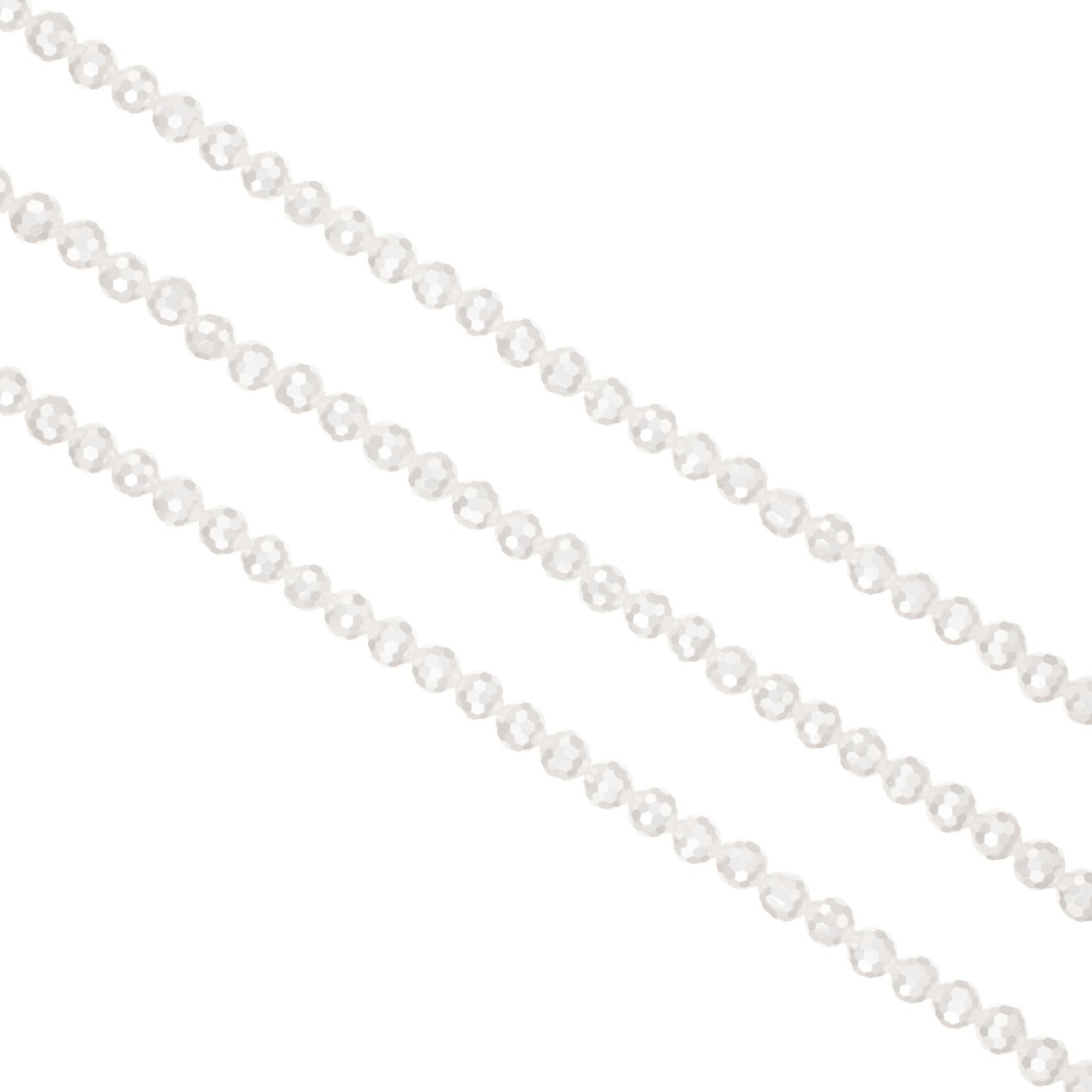 Sirag Perle Mallorca fatetate 4mm - alb perlat