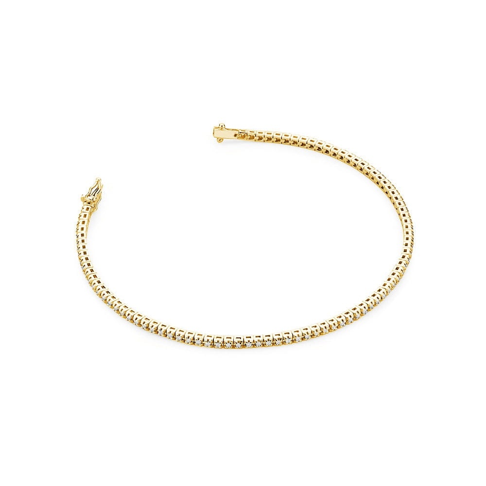 Bratara Aur 14K cu Diamante Naturale 0.45 ct